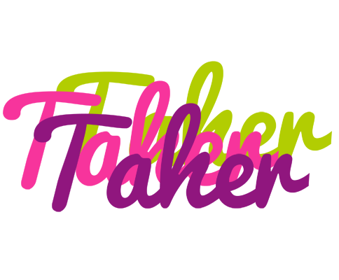 Taher flowers logo