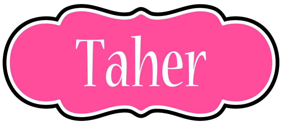 Taher invitation logo