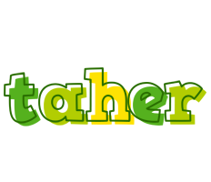 Taher juice logo