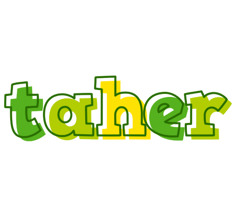 Taher juice logo