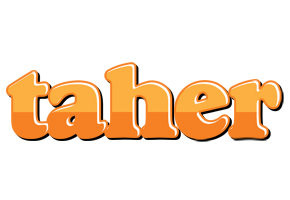 Taher orange logo