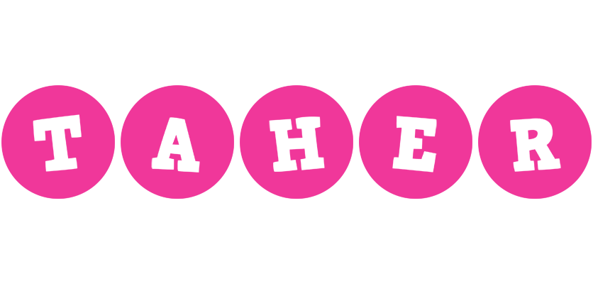 Taher poker logo