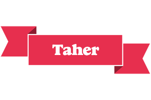 Taher sale logo