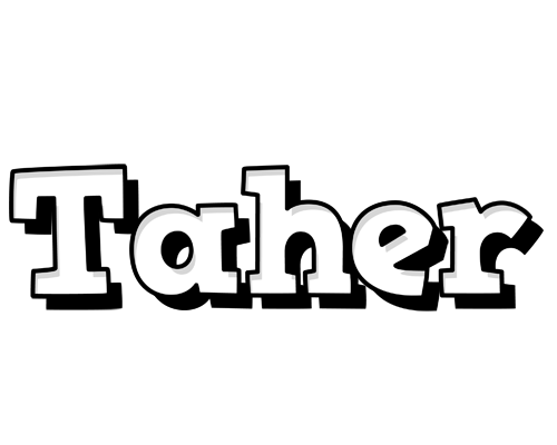 Taher snowing logo