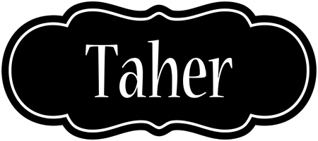 Taher welcome logo