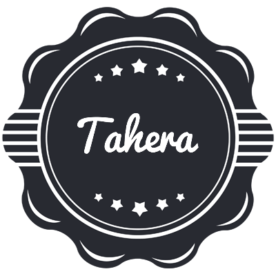 Tahera badge logo