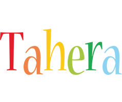 Tahera birthday logo