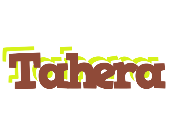 Tahera caffeebar logo