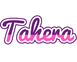 Tahera cheerful logo