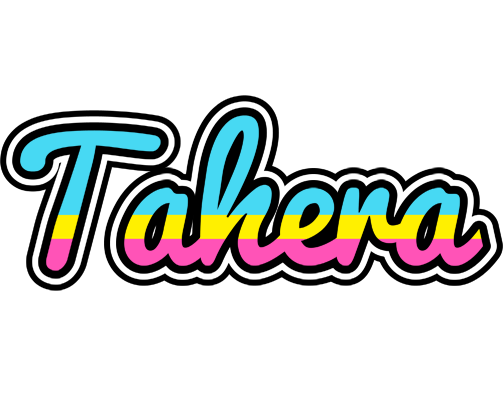 Tahera circus logo