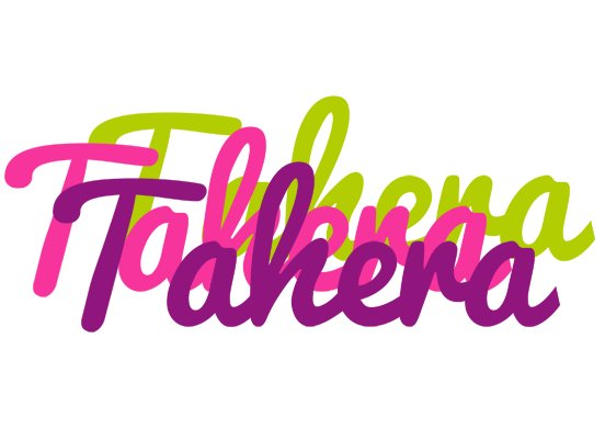 Tahera flowers logo