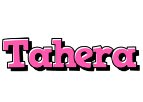 Tahera girlish logo