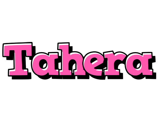 Tahera girlish logo