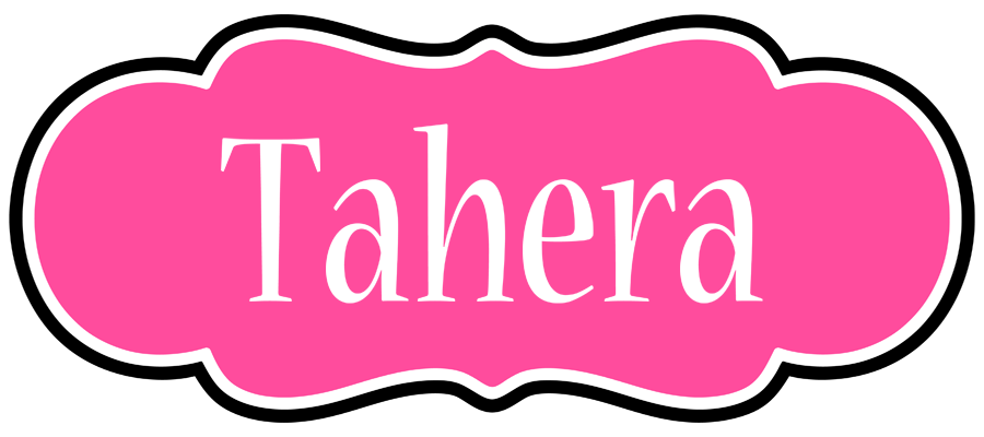 Tahera invitation logo