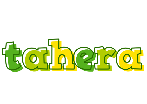 Tahera juice logo