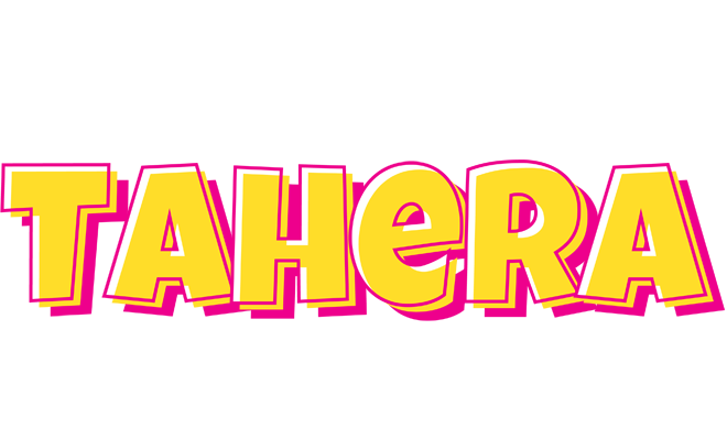 Tahera kaboom logo