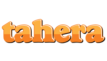 Tahera orange logo