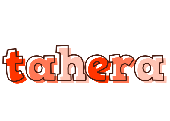 Tahera paint logo
