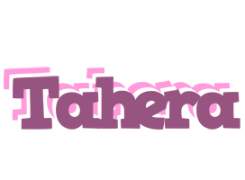 Tahera relaxing logo