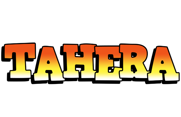 Tahera sunset logo