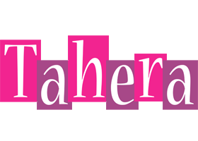 Tahera whine logo