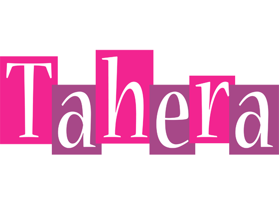 Tahera whine logo