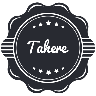 Tahere badge logo
