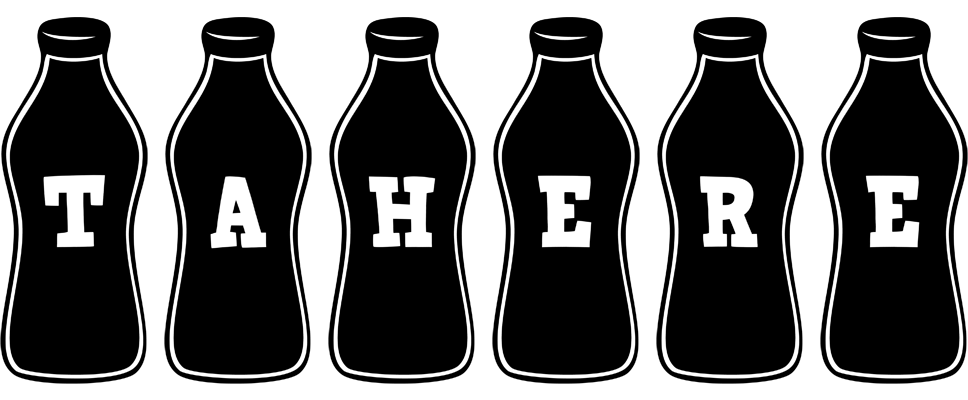 Tahere bottle logo