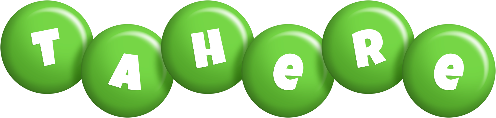 Tahere candy-green logo