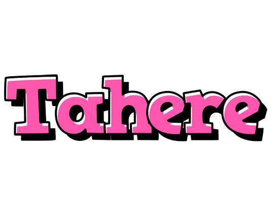 Tahere girlish logo