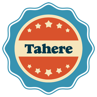 Tahere labels logo