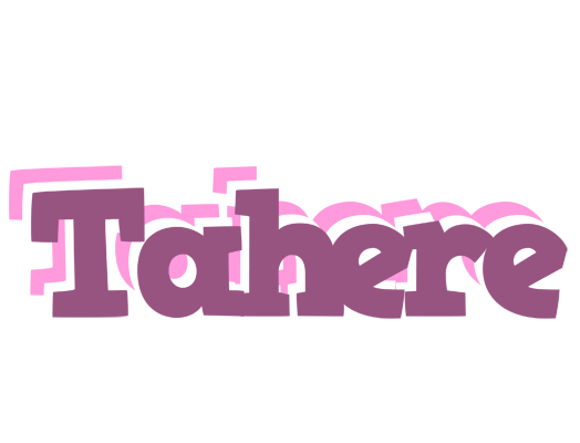 Tahere relaxing logo