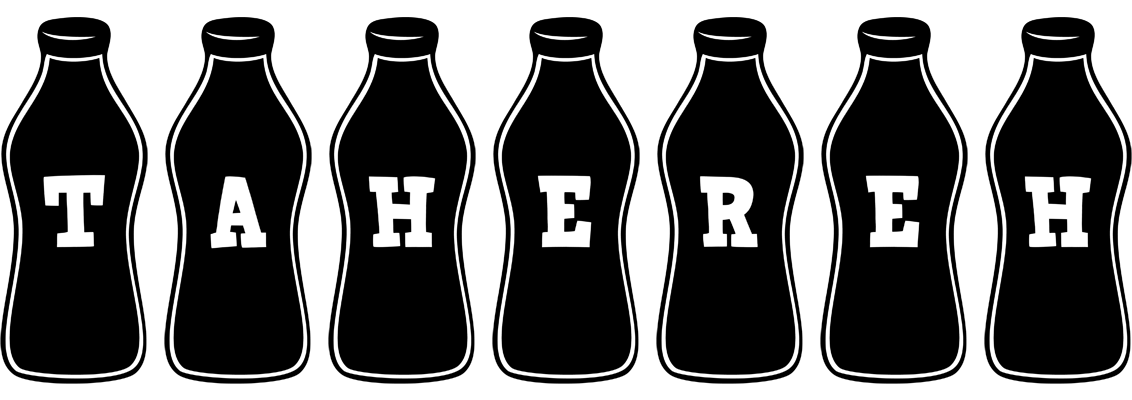 Tahereh bottle logo