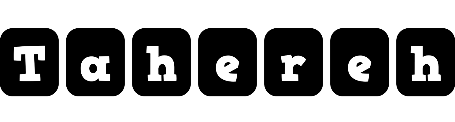 Tahereh box logo