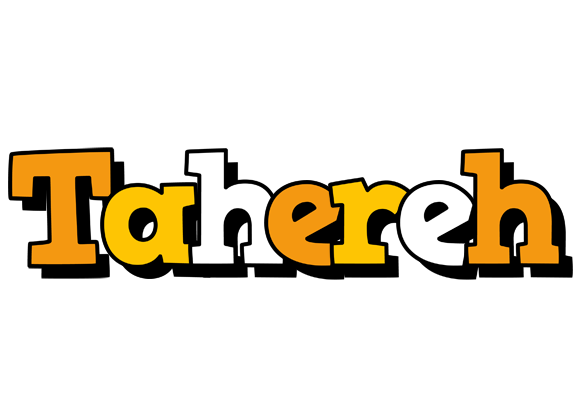 Tahereh cartoon logo