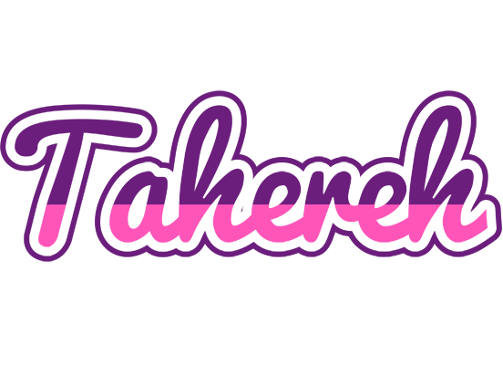 Tahereh cheerful logo
