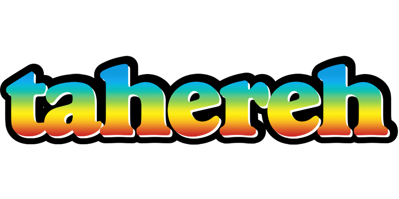 Tahereh color logo