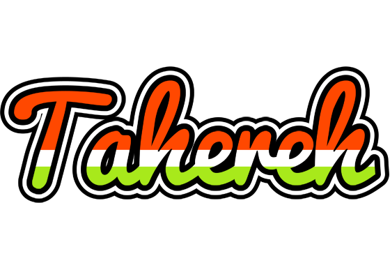 Tahereh exotic logo