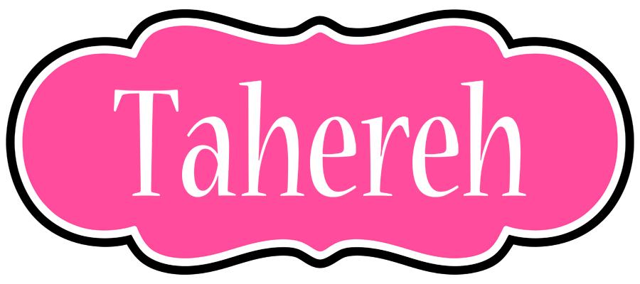 Tahereh invitation logo