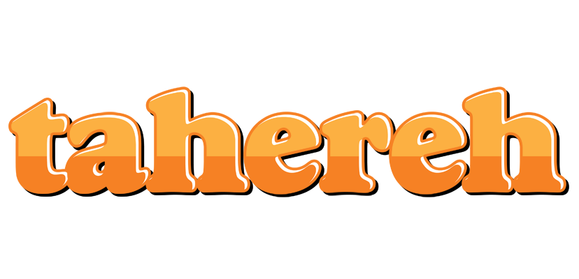Tahereh orange logo