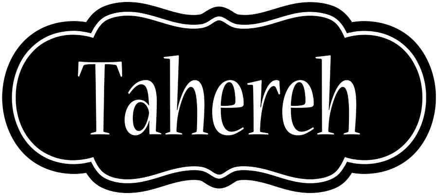 Tahereh welcome logo