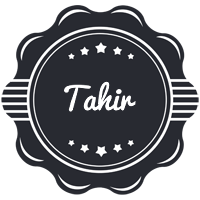 Tahir badge logo