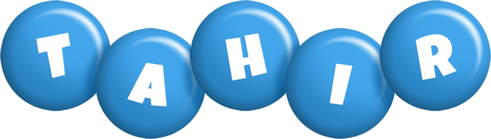 Tahir candy-blue logo