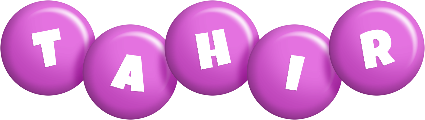 Tahir candy-purple logo
