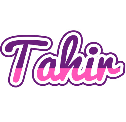 Tahir cheerful logo