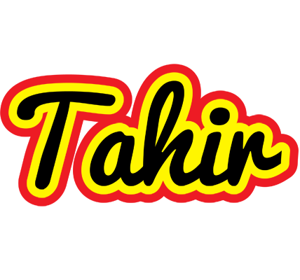 Tahir flaming logo