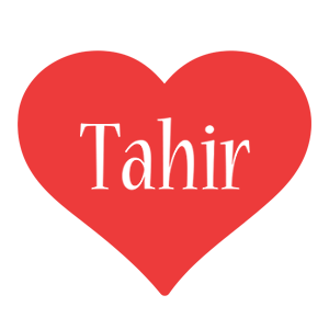 Tahir love logo