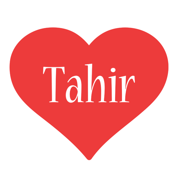 Tahir love logo