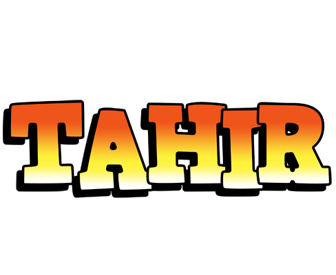 Tahir sunset logo