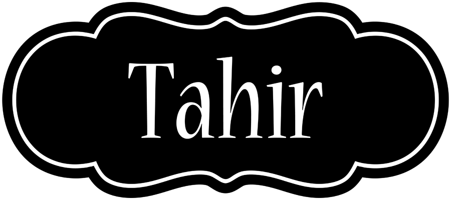 Tahir welcome logo
